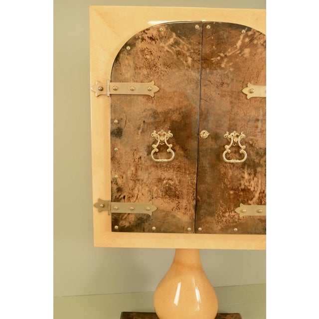 Vintage Bar Cabinet by Aldo Tura, 1950 For Sale - Image 9 of 10