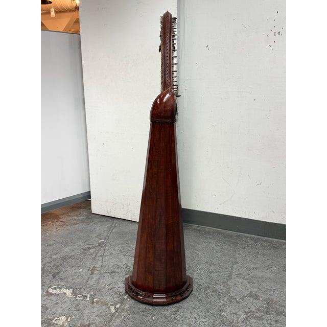 18th Century French Harp With Hand Painted Chinoiserie Motifs For Sale In San Francisco - Image 6 of 12