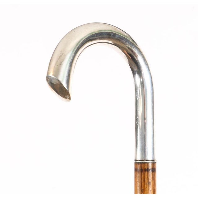 Antique Swedish Silver Walking Cane Stick, 1890s For Sale - Image 3 of 12