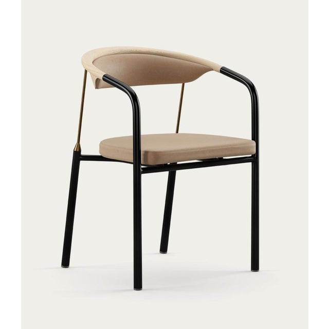 Not Yet Made - Made To Order Chairman Chair in Oak with Upholstery in Lime by Henrik Tengler for One Collection For Sale - Image 5 of 15