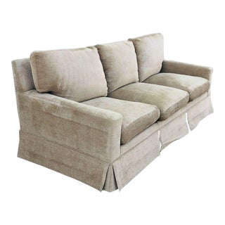 Long Wheat Chenille Sofa For Sale