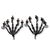 Wrought Iron Wall Sconces, Set of 2 For Sale - Image 6 of 6