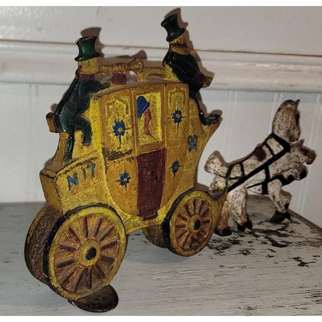 1930s Hubbly Horse and Carriage Door Stop For Sale In Los Angeles - Image 6 of 7