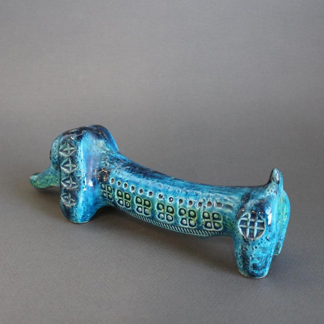 Vintage Italian Ceramic Sausage Dog by Aldo Londi for Bitossi, 1960s For Sale - Image 6 of 15