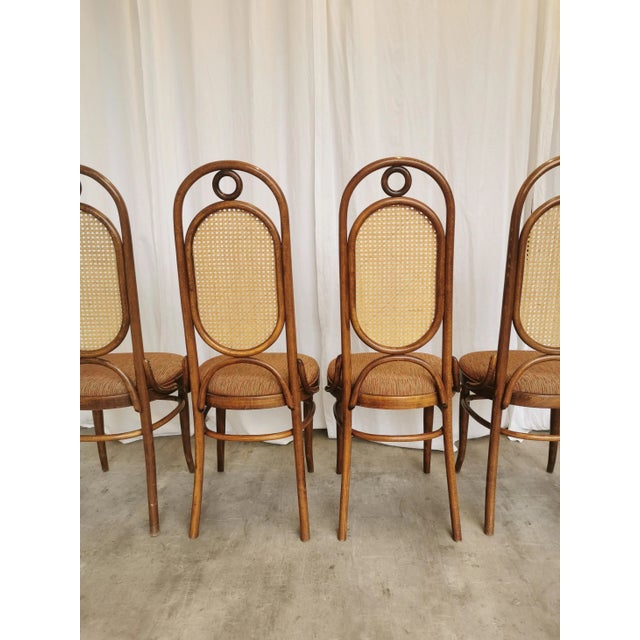 Vintage Bentwood Dining Chairs, 1970s, Set of 4 For Sale - Image 16 of 18