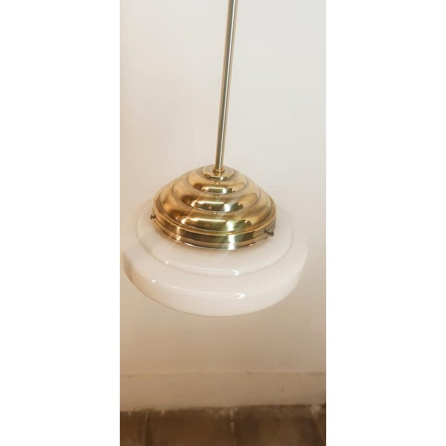 Brass and Glass Ceiling Lamp For Sale - Image 14 of 16