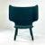 Noergaard and Kechayas for New Works 'Tembo' Lounge Chair Modern Danish Design Blue Green For Sale In New York - Image 6 of 12