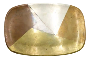 1970s Mexican Mixed Metal Tray by Los Castillo