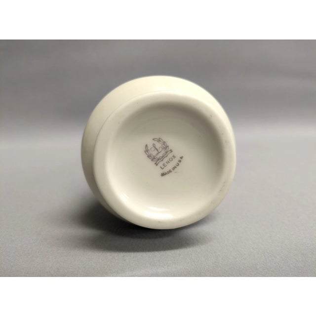Cream Vintage Lenox Minaret Bud Vase For Sale - Image 8 of 8