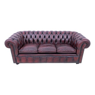 Mid-Century Chesterfield Sofa, Western Europe, 1950s For Sale