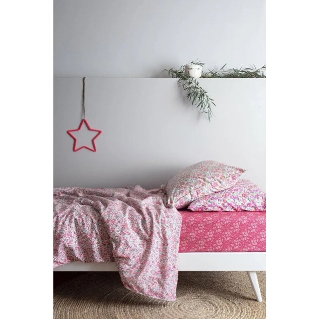 English Pillowcase Made With Liberty Fabric Betsy Rose For Sale - Image 3 of 5