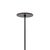 Black Bunch Pendant, Black, 26in H, Modern, 5 Inch Glass Globes, by Research.Lighting, Modern, Minimal Hanging Light For Sale - Image 8 of 8