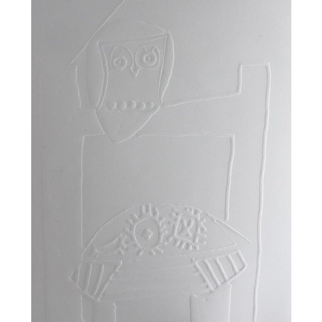 Modern After Pablo Picasso, The Owl in the Heights, Wood Engraving For Sale - Image 3 of 7