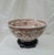 Large Chinese Porcelain Floral Burnt Orange Chinoiserie Bowl With Stand For Sale - Image 4 of 9