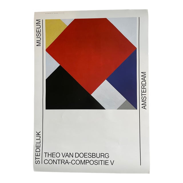 Theo Van Doesburg (1883-1931), Contra Compositive V.., Stedelijk Museum Amsterdam, Printed in the Netherland For Sale