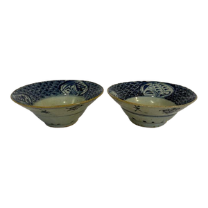Pair of Antique Rice Bowls