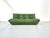 French Three-Seater Togo Sofa in Forest Green Leather by Michel Ducaroy for Ligne Roset For Sale - Image 7 of 12