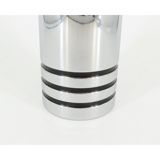 1930s Howard Reichenbach for Chase Art Deco Cocktail Shaker For Sale In Chicago - Image 6 of 11