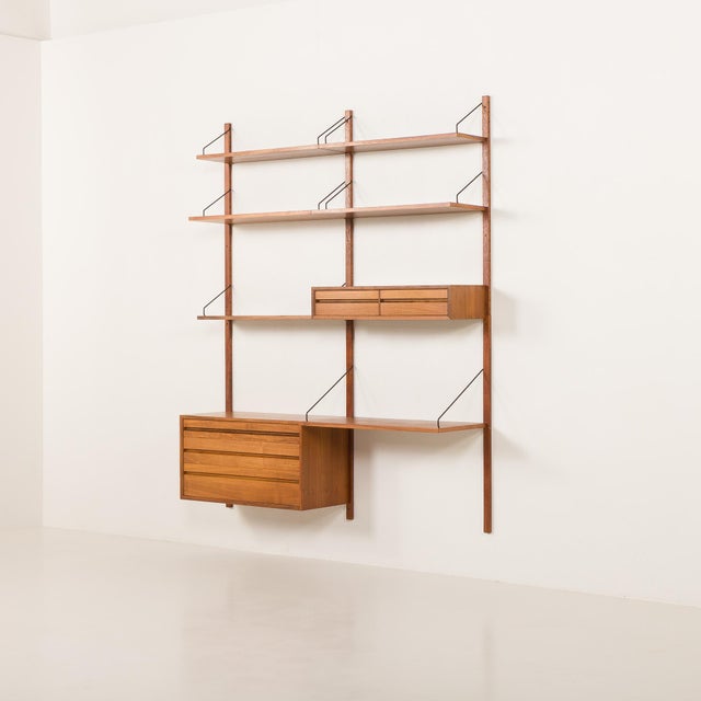 Walnut Home Office Shelving Unit by Poul Cadovius for Cado, Denmark, 1960s For Sale - Image 16 of 16