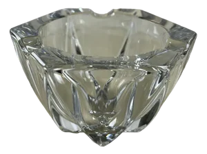 Italian Lead Crystal Ashtray, 1980