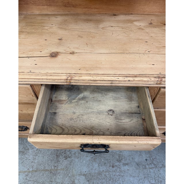 Victorian English 2-Part Buffet For Sale - Image 13 of 18