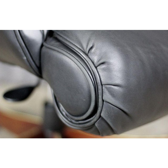 Leathercraft Contract Black Leather Executive Office Desk Chair Chairish