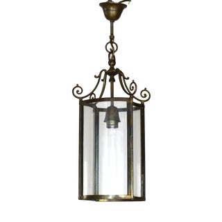 Small Vintage Pendant Light, 1950s For Sale