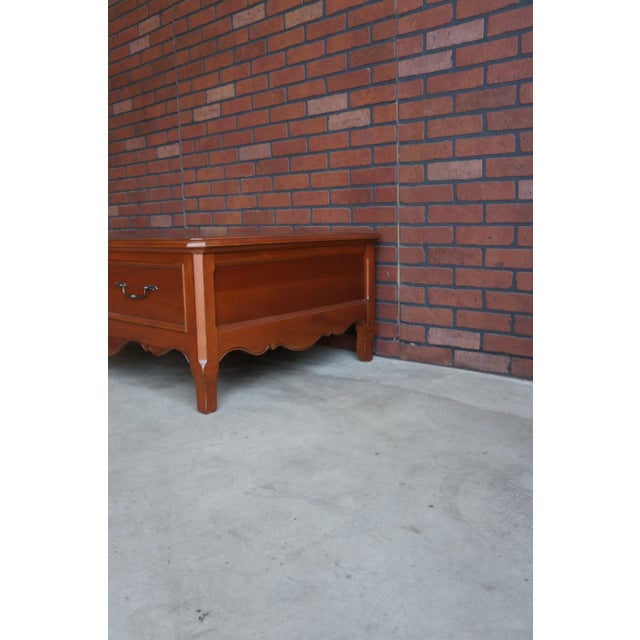 Wood Ethan Allen Lasalle Maison Collection Coffee Table For Sale - Image 7 of 9