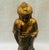 1950s Chinese Buddha Gilded Ceramic Quan Yin Figure on Base For Sale - Image 13 of 18
