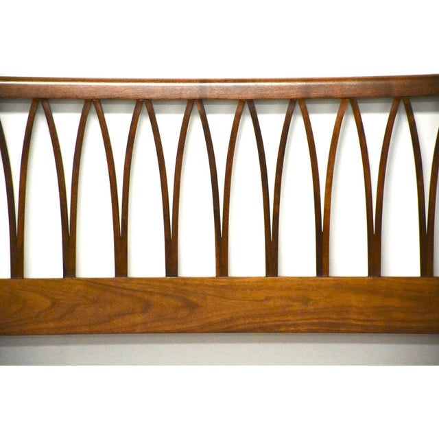 MCM Walnut King Headboard Chairish