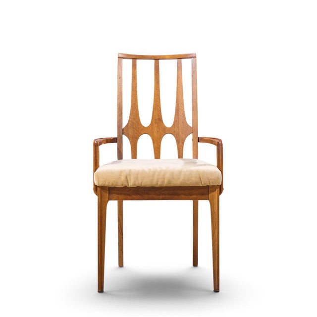 Broyhill Brasilia Mid Century Walnut Dining Chairs - Set of 6 For Sale - Image 11 of 18