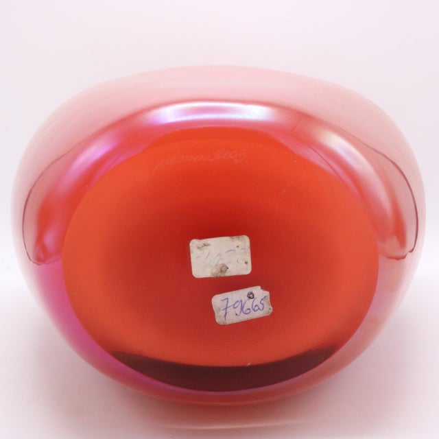 Venini Mora' Italian Art Glass Vase by Alejandro Ruiz For Sale - Image 4 of 8