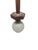 Art Deco Pendant Lamp, Former Czechoslovakia, 1950s For Sale - Image 3 of 9