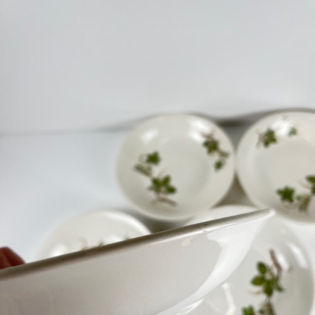 Green Vintage Vine Soup Plates from Villeroy & Boch, 1980s, Set of 5 For Sale - Image 8 of 12