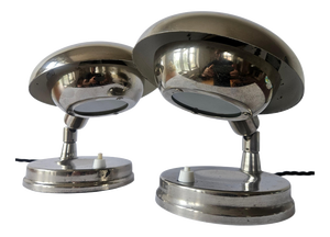 Art Deco Bauhaus Chrome Table Lamps by Franta Anyz, 1930s, Set of 2