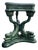 Ballard Designs Attributed Koi Fish Neoclassical Pedestal Dining Side Table For Sale