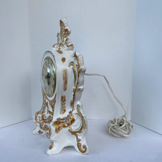 Lanshire 1950’s Lanshire Mantle Clock For Sale - Image 4 of 12