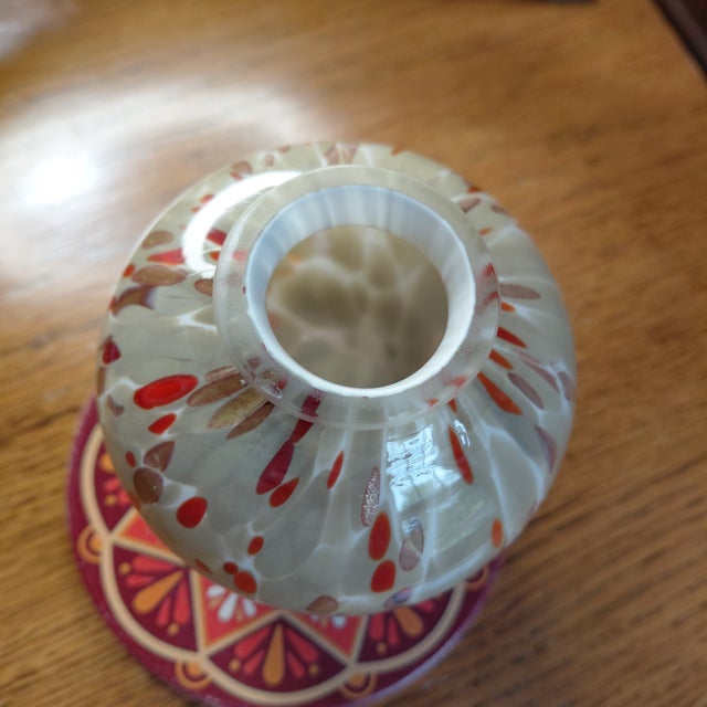 Glass Mid-Century Murano Small Vase For Sale - Image 7 of 8