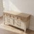 Vintage Mid Century Modern Dixie Furniture Company dresser featuring elegant carved details, original ornamental brass...