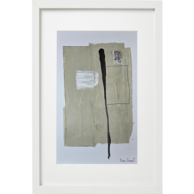 Set of 4 - Contemporary Abstract Paintings by Diane Grant Oil on high quality 'Hahnemuhle' Canvas Grain Fine Art paper....