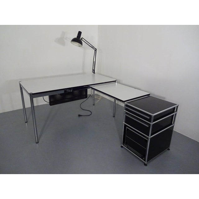 Large Desk by Fritz Haller and Paul Schärer for USM Haller, Switzerland, 1990s For Sale - Image 9 of 18