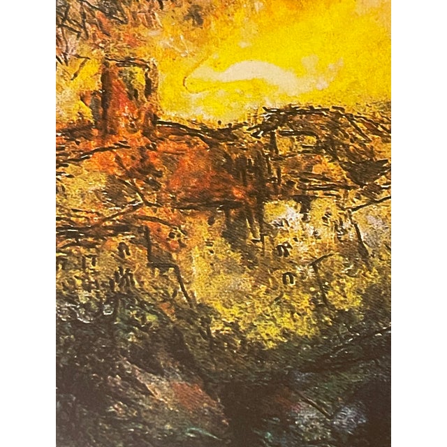 Marc Chagall “Tree of Life" Lithograph Signed #210/500 Framed W Coa Aka "Eve" "Tree Over Village" For Sale - Image 6 of 11