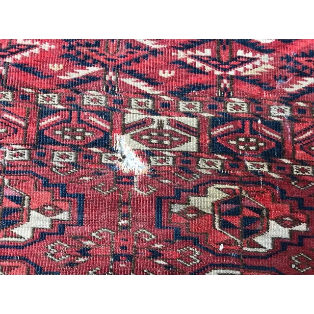 Antique Turkmen Boukhara Horse Cover Chuval For Sale - Image 6 of 12
