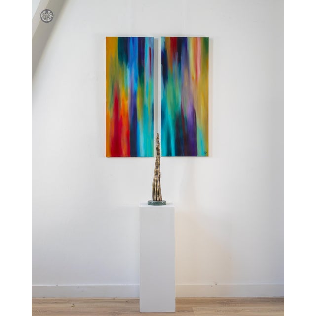 Early 21st Century Ben Put, Duality, Acrylic on Canvas For Sale - Image 5 of 7