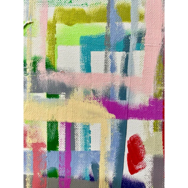 Contemporary Abstract Acrylic on Canvas Painting "Perfect Coincidence 16" by Kyong Lee For Sale - Image 6 of 8