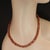 Ajd 17 Inch Sunstone Necklace of 7mm Faceted Rondelles Great Gift For Sale - Image 4 of 5