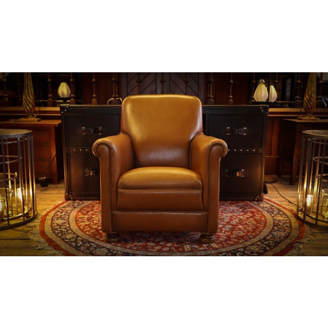 Tetrad Princess Leather Club Chair, 2010s For Sale - Image 11 of 18