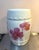 1970s White / Pink Flower Chinese Ceramic Garden Stool For Sale - Image 5 of 6
