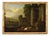 Italian Artist, Bucolic Landscape with Ruins, 1680, Oil on Canvas, Framed For Sale