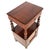 Italian Walnut Bedside Table with Drawer and Cabinet, Late 19th Century, in Very Good conditions. Designed 1890 to 1919...